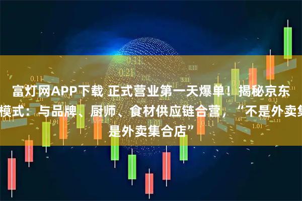 富灯网APP下载 正式营业第一天爆单！揭秘京东外卖新模式：与品牌、厨师、食材供应链合营，“不是外卖集合店”