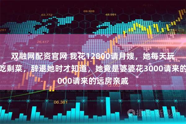 双融网配资官网 我花12800请月嫂，她每天玩手机给我吃剩菜，辞退她时才知道，她竟是婆婆花3000请来的远房亲戚